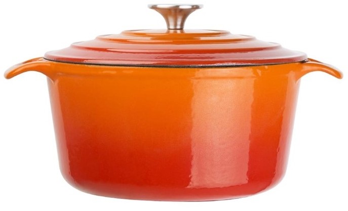  Vogue runder Schmortopf orange gro&szlig; 