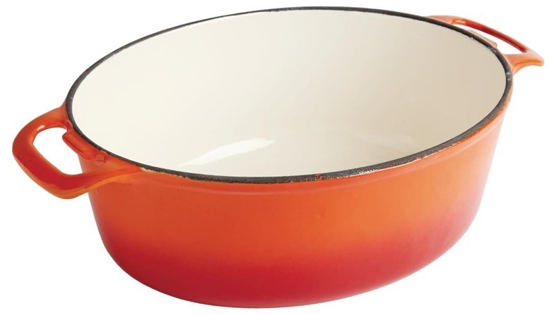  Vogue ovaler Schmortopf orange 