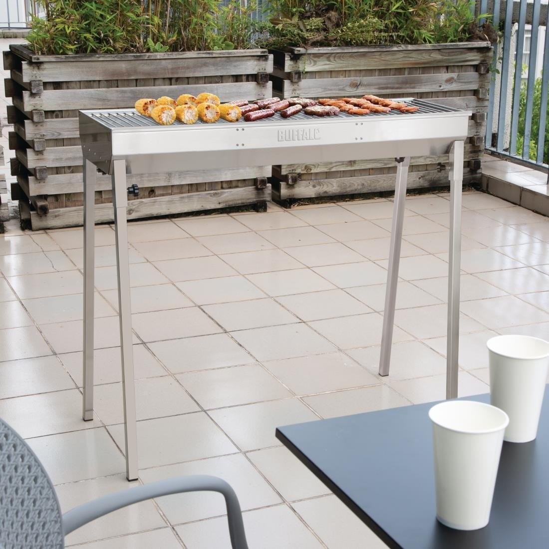  Buffalo Holzkohlegrill 