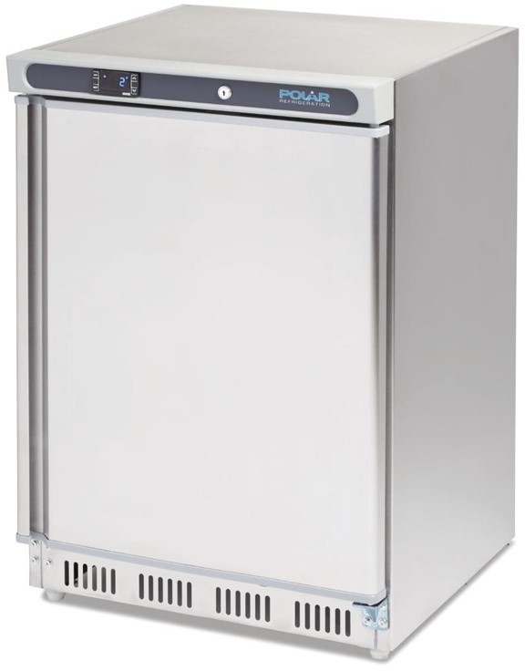  Polar Serie C Edelstahl Gefrierschrank Tischmodell 140L 