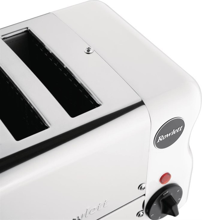  Gastronoble Esprit 2 Slot Toaster Weiß mit 2 Einsätzen und Sandwichkäfig 