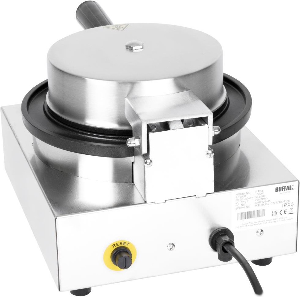  Buffalo Runde Belgische Waffelmaschine 