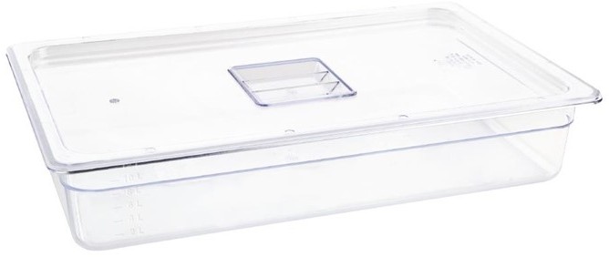  Vogue Polycarbonat GN-Beh&auml;lter GN1/1 100mm 