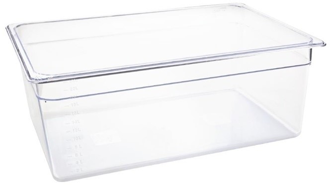  Vogue Polycarbonat GN-Beh&auml;lter GN1/1 200mm 