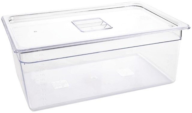  Vogue Polycarbonat GN-Beh&auml;lter GN1/1 200mm 