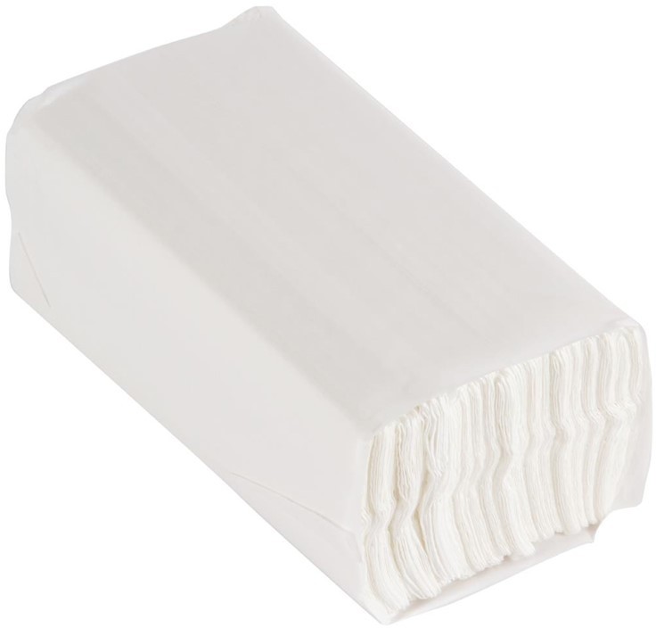 Jantex C-gefaltete Handt&uuml;cher wei&szlig; 2-lagig 15er Pack 