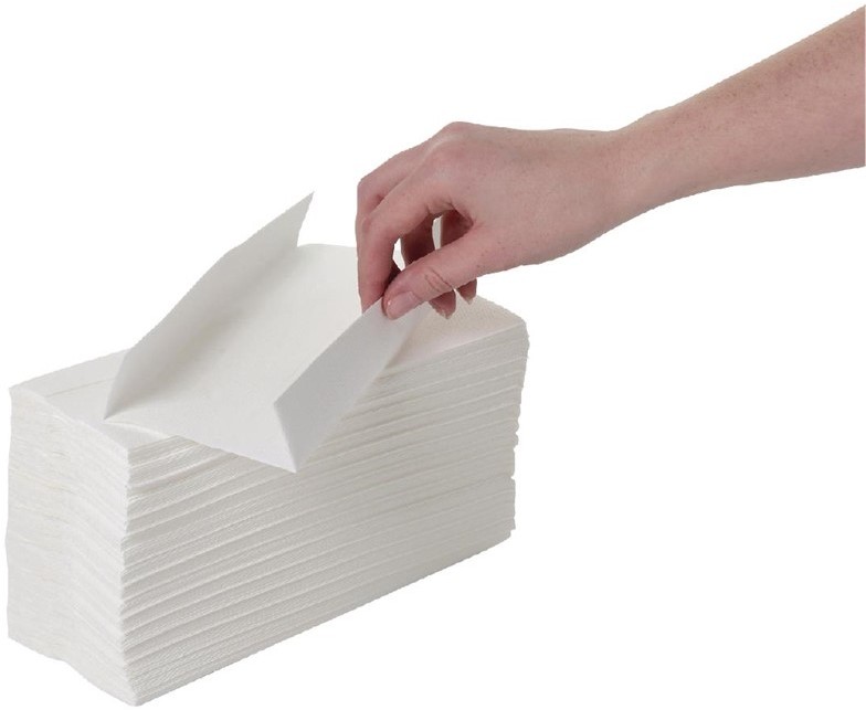  Jantex C-gefaltete Handt&uuml;cher wei&szlig; 2-lagig 15er Pack 