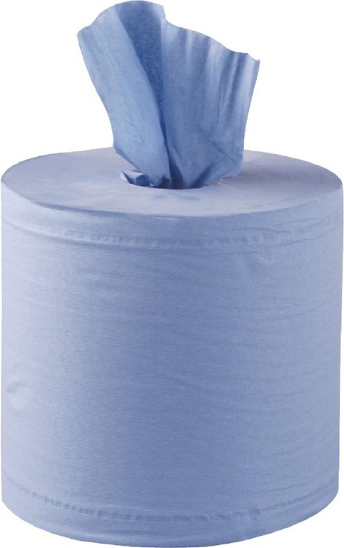  Jantex Handtuchrollen f&uuml;r Innenabrollung blau 2-lagig - 6 St&uuml;ck 
