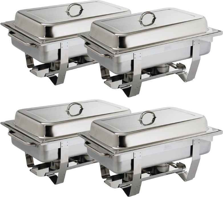  Olympia Milan Chafing-Dish x4 