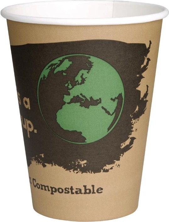 Fiesta Green kompostierbare Heißgetränkebecher Einwand 34cl 1000er Pack 