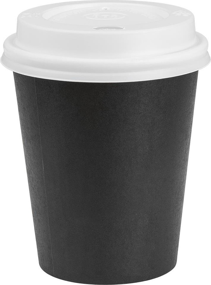  Gastronoble Hei&szlig;e Becher und Deckel Pack 8oz (350 St&uuml;ck) 
