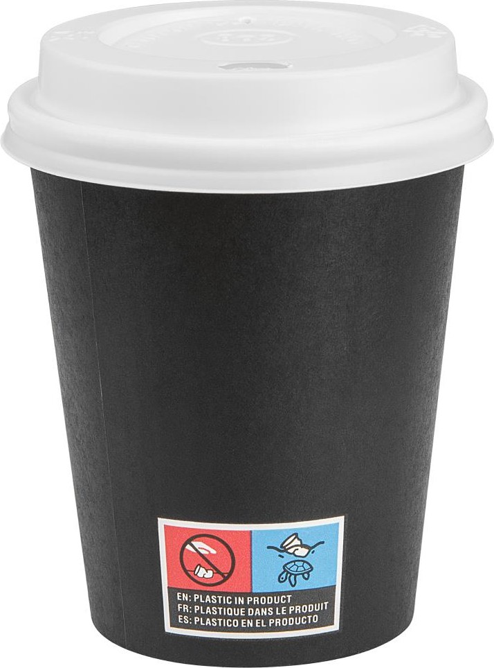  Gastronoble Hei&szlig;e Becher und Deckel Pack 8oz (350 St&uuml;ck) 