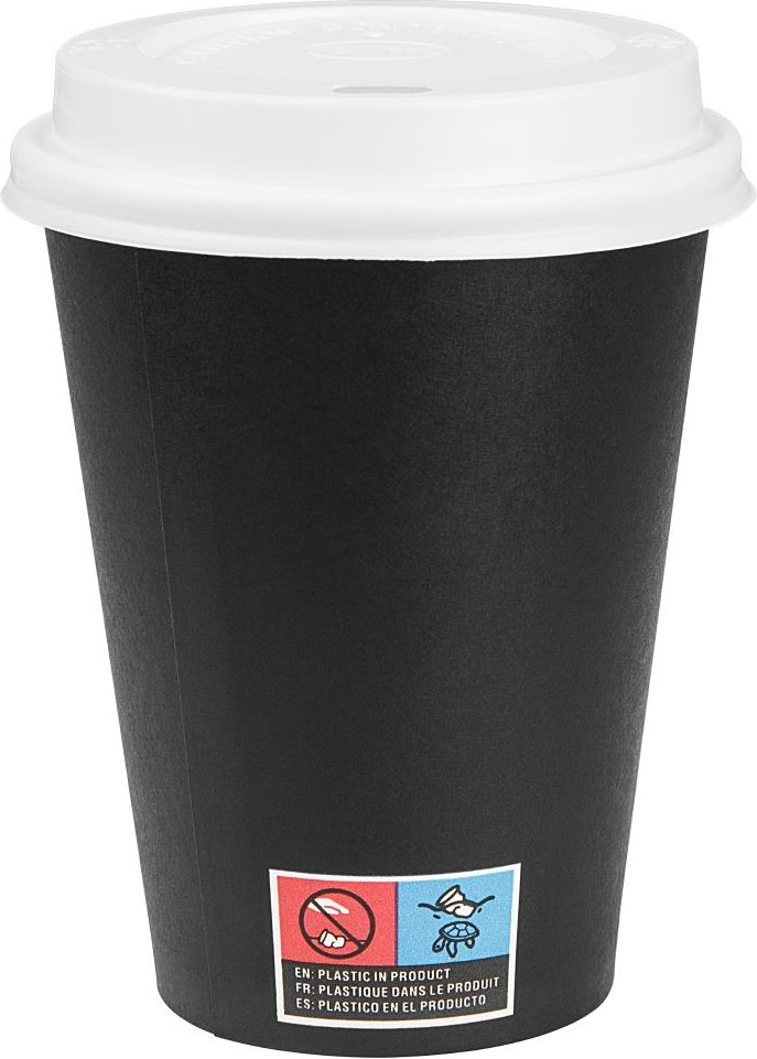  Gastronoble Hei&szlig;getr&auml;nkebecher und Deckel 12oz (300 St&uuml;ck) 
