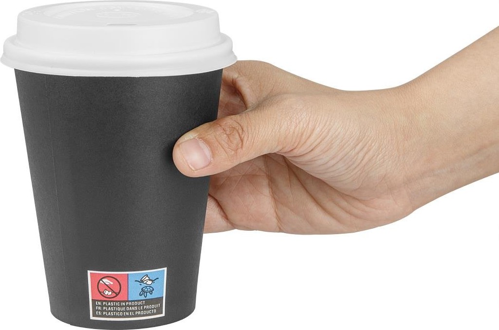  Gastronoble Hei&szlig;getr&auml;nkebecher und Deckel 12oz (300 St&uuml;ck) 