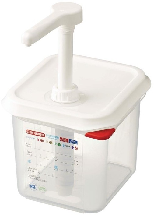  Araven So&szlig;enspender GN 1/6 transparent 2,6L 