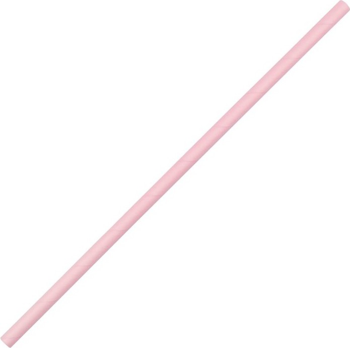  Fiesta Compostable kompostierbare Papierstrohhalme rosa (250 St&uuml;ck) 