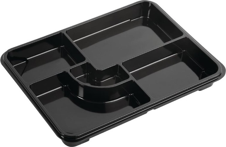  Gastronoble Recycelbare Bento-Boxen von Faerch nur Basis 263 x 201 mm (90 St&uuml;ck) 
