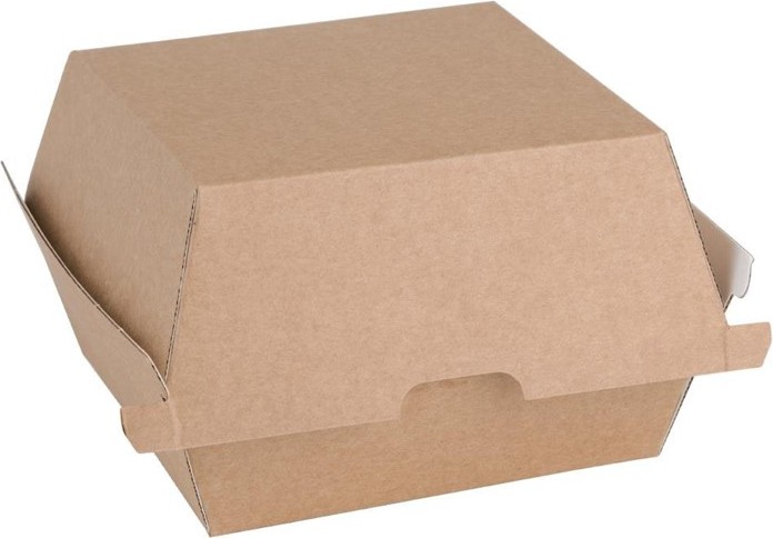  Fiesta Green kompostierbare Hamburgerboxen Kraft klein (200 St&uuml;ck) 