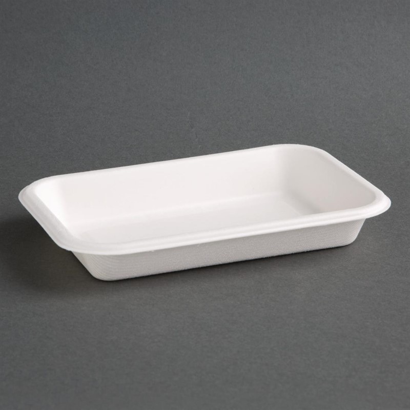  Fiesta Green kompostierbare Men&uuml;schalen aus Bagasse 34cl (50 St&uuml;ck) 