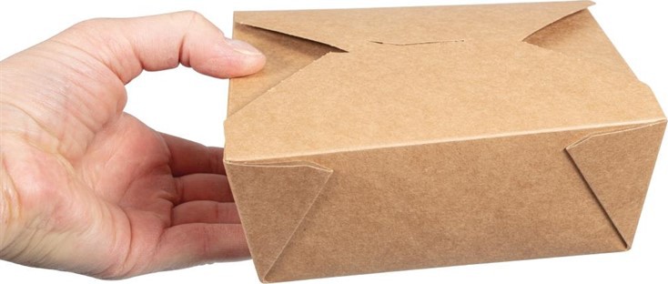  Vegware kompostierbare Men&uuml;boxen aus Pappe 1800 ml (180 St&uuml;ck) 