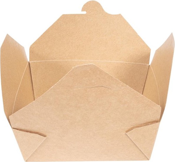  Vegware kompostierbare Men&uuml;boxen aus Pappe 1800 ml (180 St&uuml;ck) 