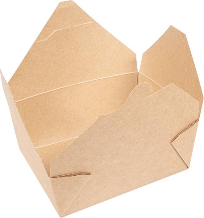  Vegware kompostierbare Men&uuml;boxen aus Pappe 1800 ml (180 St&uuml;ck) 