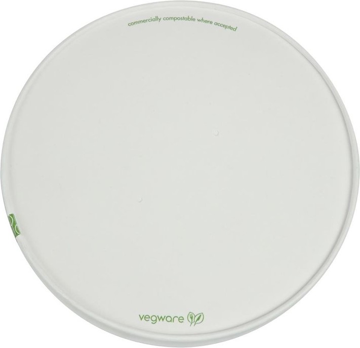  Vegware Kompostierbare Deckel der 185-Serie (300 St&uuml;ck) 
