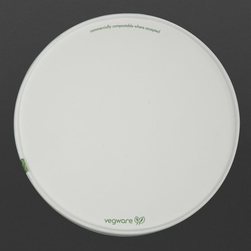 Vegware Kompostierbare Deckel der 185-Serie (300 St&uuml;ck) 