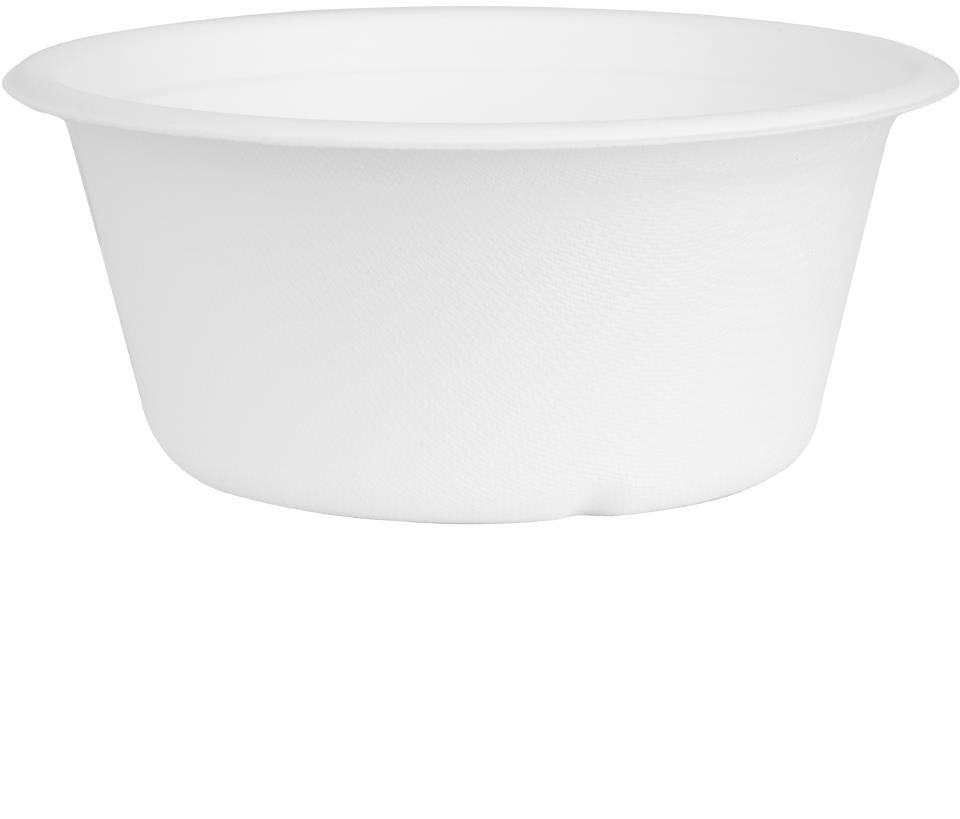 Fiesta Recyclable Fiesta Kompostierbare Bagasse Sch&uuml;ssel Basis 400ml (50 St&uuml;ck) 
