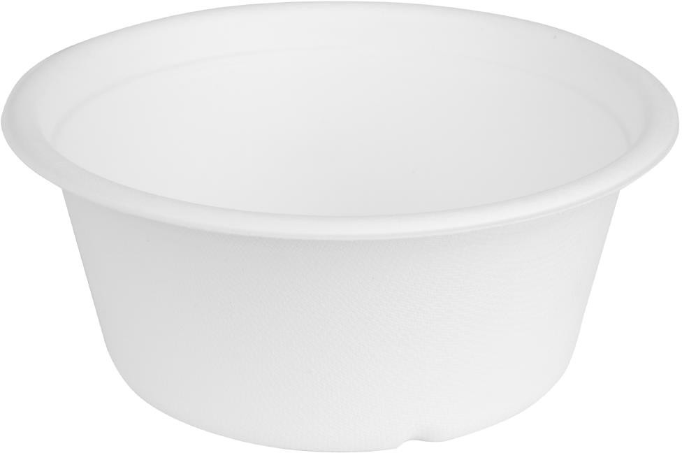  Fiesta Recyclable Fiesta Kompostierbare Bagasse Sch&uuml;ssel Basis 400ml (50 St&uuml;ck) 