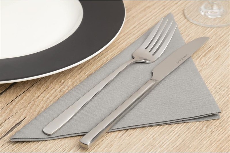  Duni Kompostierbare Dinnerservietten granitgrau 40cm 