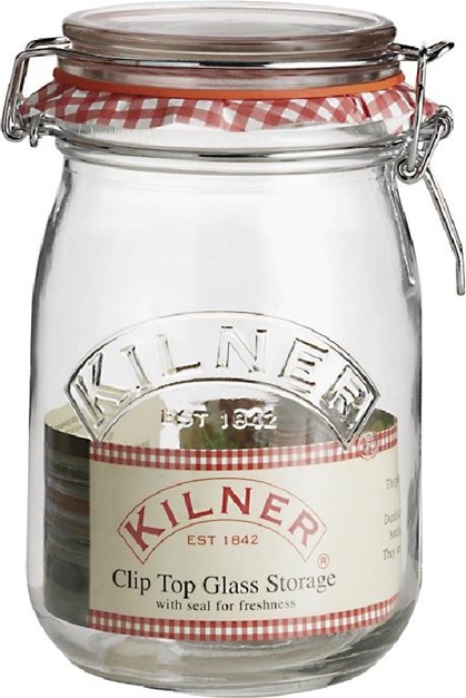  Kilner Einmachglas mit B&uuml;gelverschluss 1 Liter 