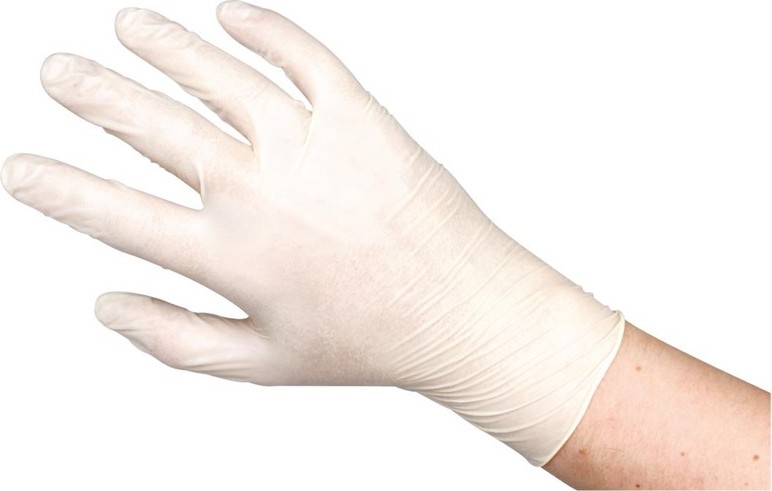  Gastronoble Latexhandschuhe puderfrei wei&szlig; 