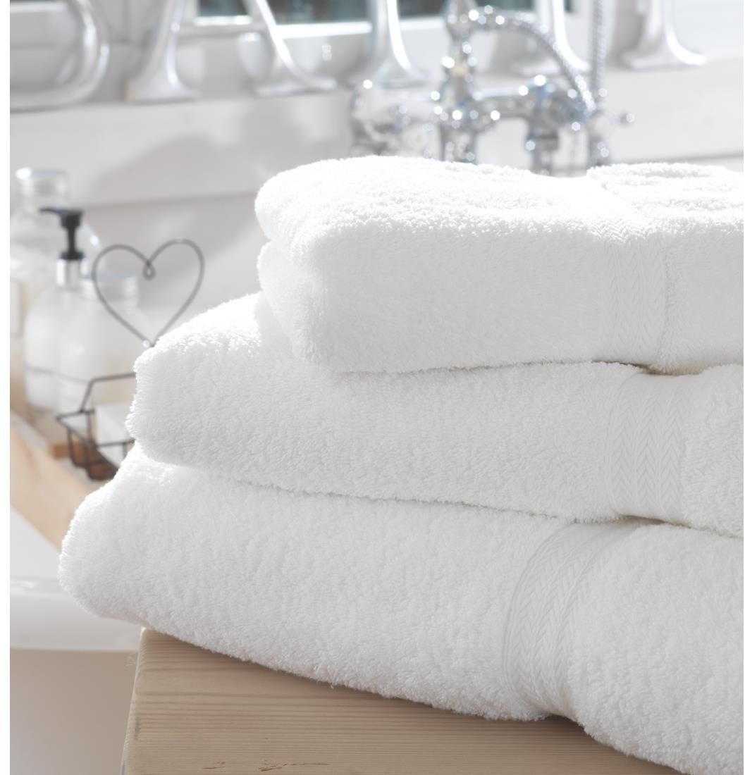  Mitre Comfort Riviera Bath Towel White 