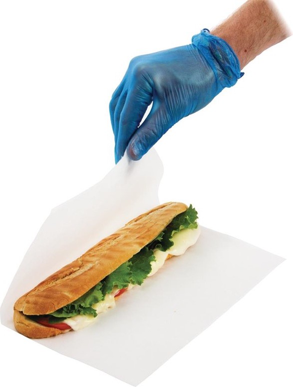  Gastronoble Paninipapier wei&szlig; 