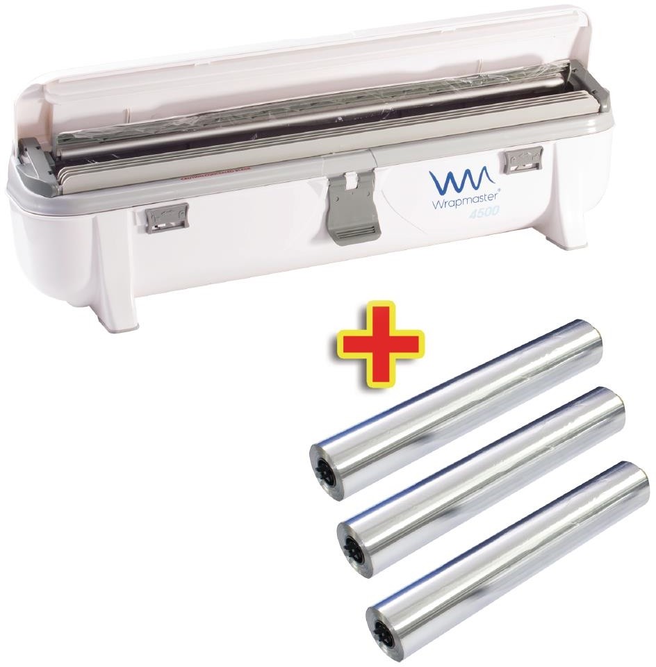  Wrapmaster 4500 Abroller und 3 x 90m Folie 