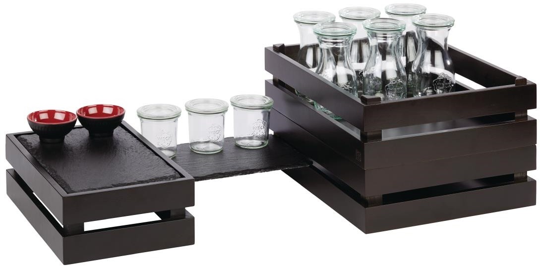  APS Superbox Buffet Kiste Schwarz GN1/2 