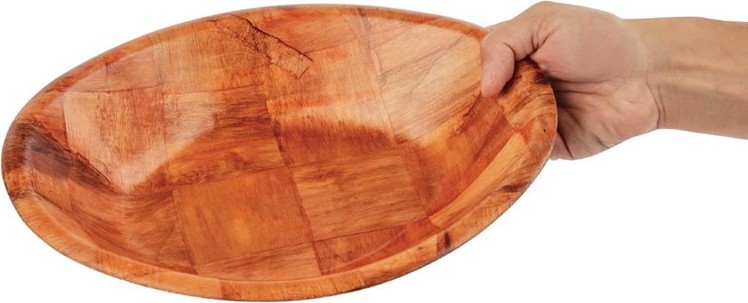  Olympia Ovale Holzschale 30,5 x 22,9cm 