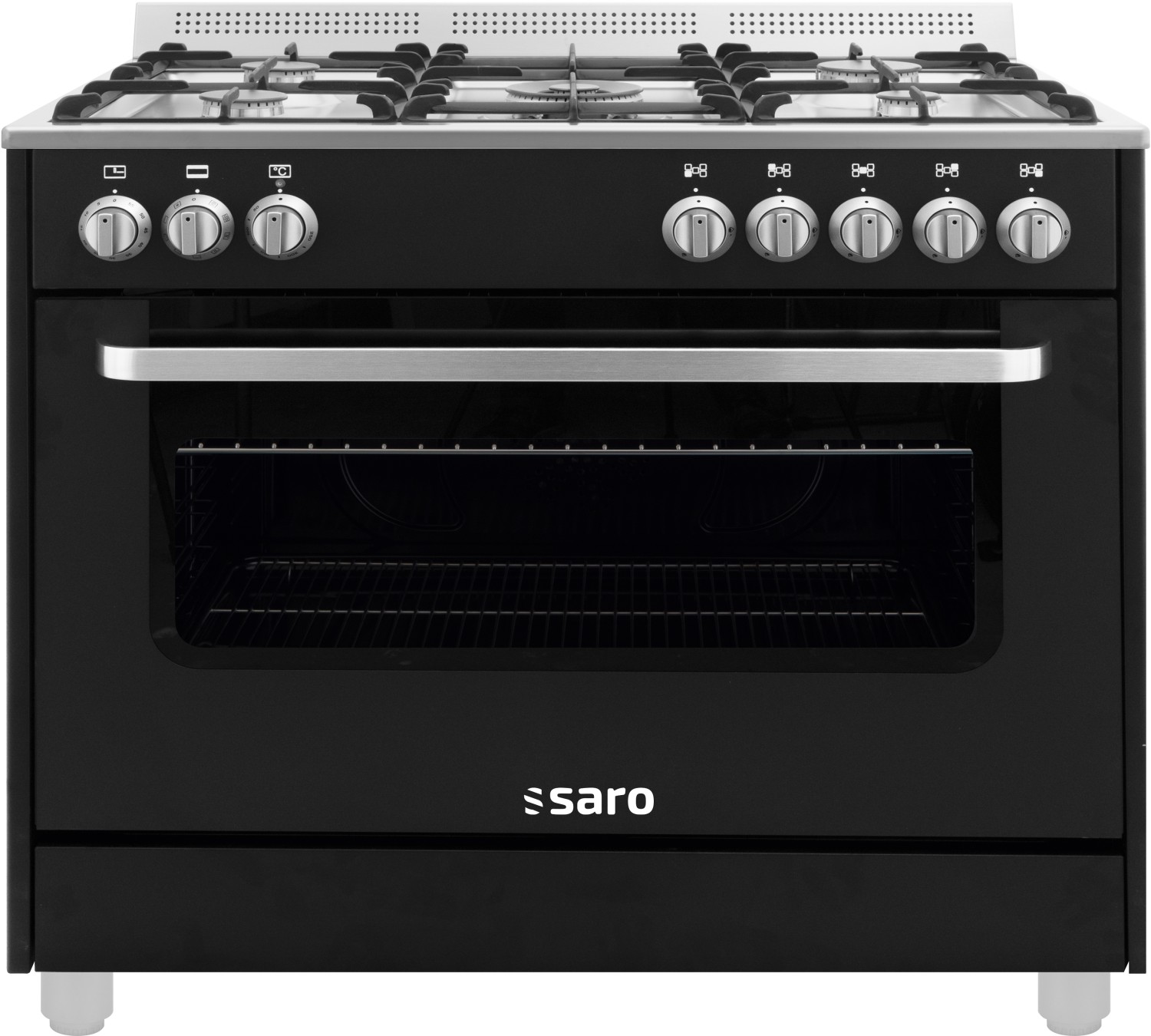  Saro Multifunktionsherd Gas/Elektro  Modell TS95C61LNE schwarz 