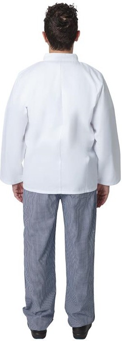 Whites Vegas Kochjacke lange &Auml;rmel wei&szlig; 