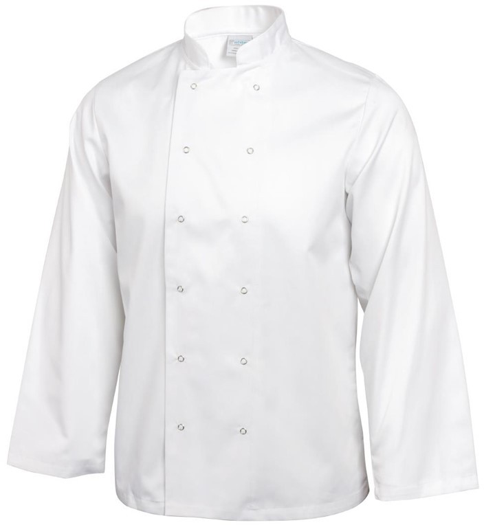  Whites Vegas Kochjacke lange &Auml;rmel wei&szlig; 