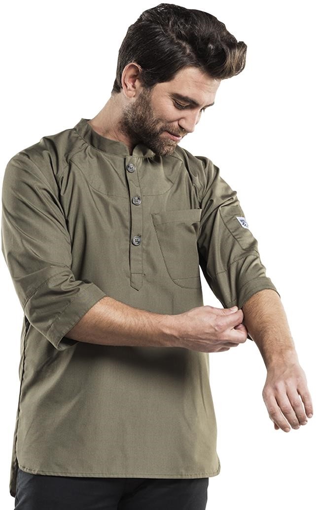  Chaud Devant Bujutsu Kochjacke gr&uuml;n 