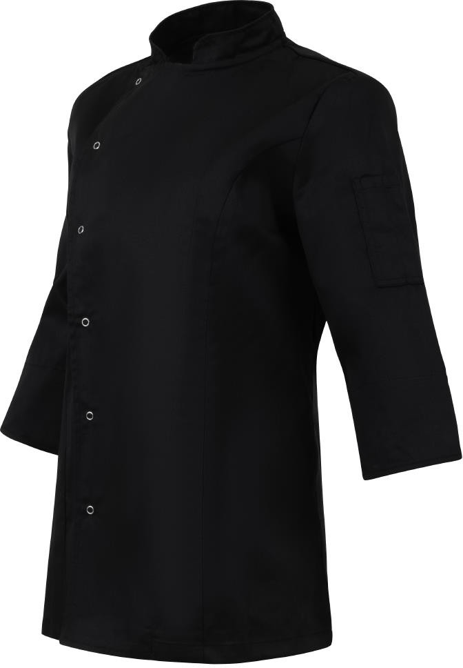  Whites Damen Kochjacke Schwarz 