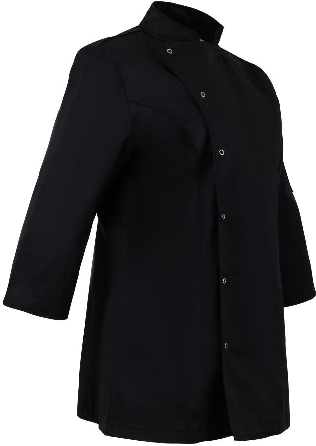  Whites Damen Kochjacke Schwarz 