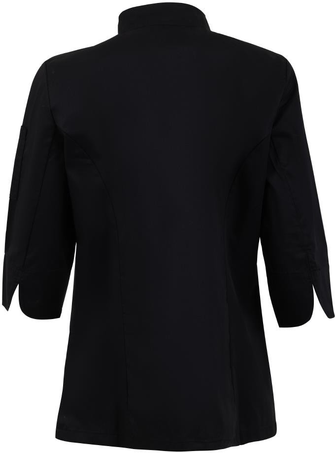  Whites Damen Kochjacke Schwarz 
