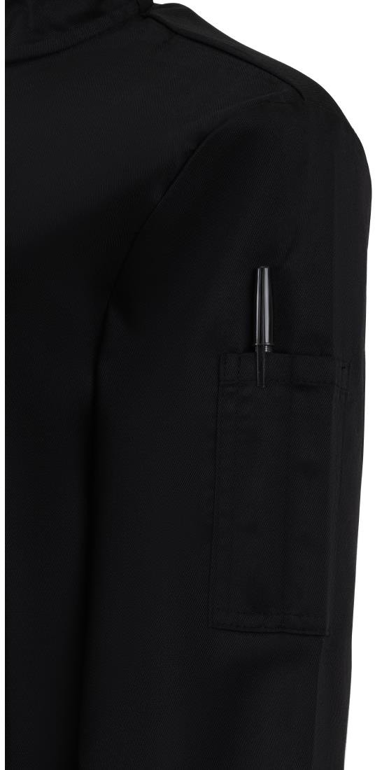  Whites Damen Kochjacke Schwarz 