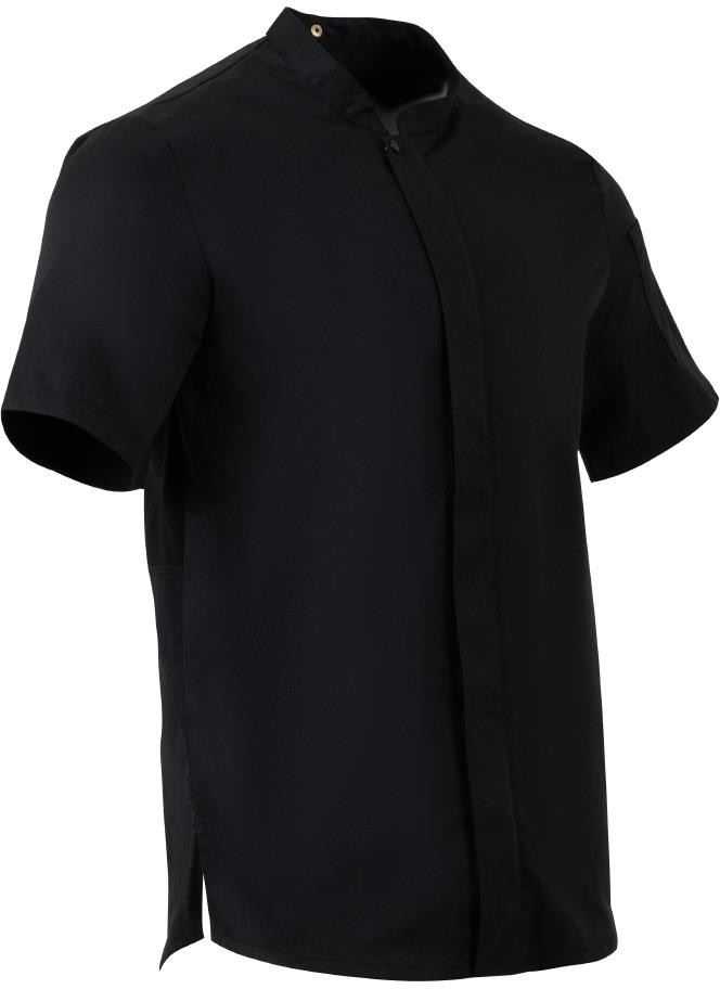  Southside Harlem Kurzarm-Kochjacke, Schwarz, 