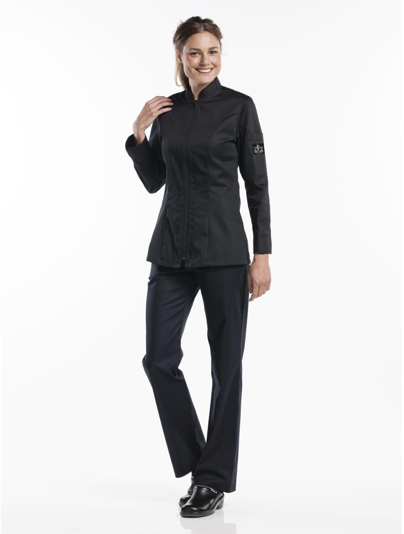  Chaud Devant Monza Damenkochjacke schwarz - 