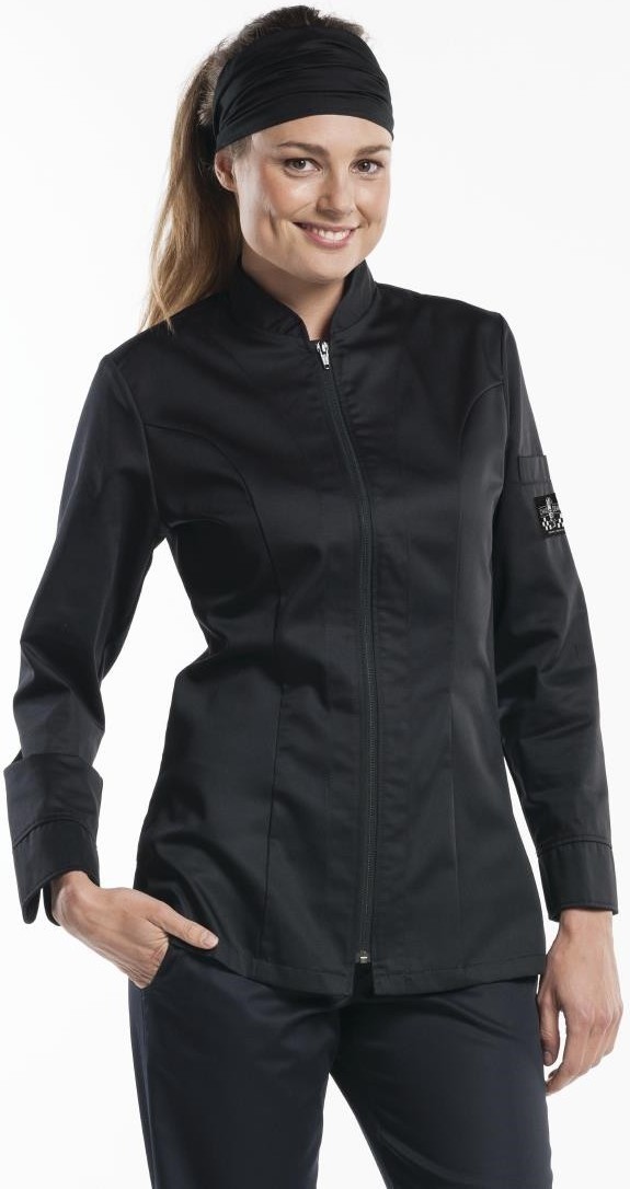 Chaud Devant Monza Damenkochjacke schwarz - XXXL 