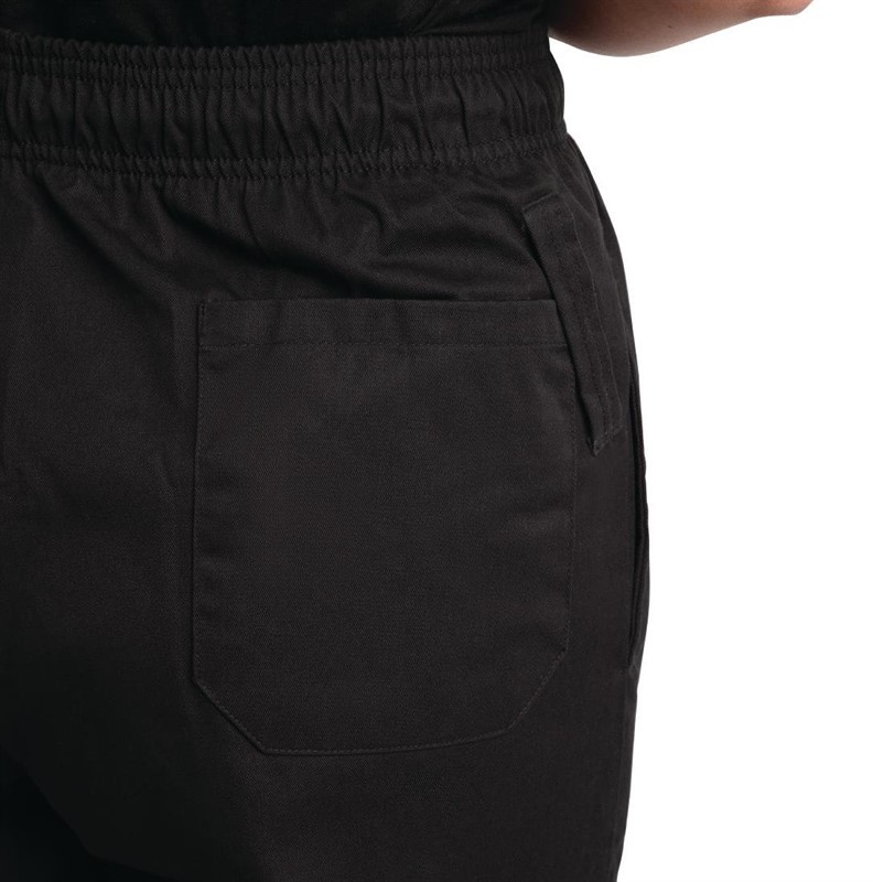  Whites Unisex Kochhose Easyfit Teflonbeschichtet schwarz 
